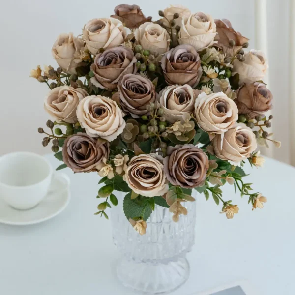 Artificial Rose Flower Bouquet for Wedding & Home Décor - Image 5