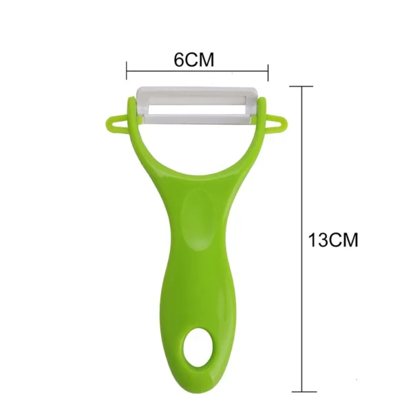 LMETJMA Ceramic Vegetable & Fruit Peeler – 4 Colours - Image 3