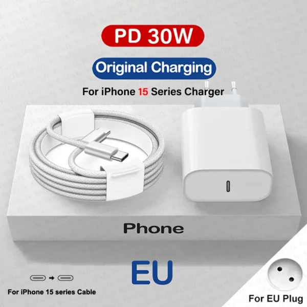 Apple 30W USB-C Fast Charger & Lightning Cable – MFi - Image 15