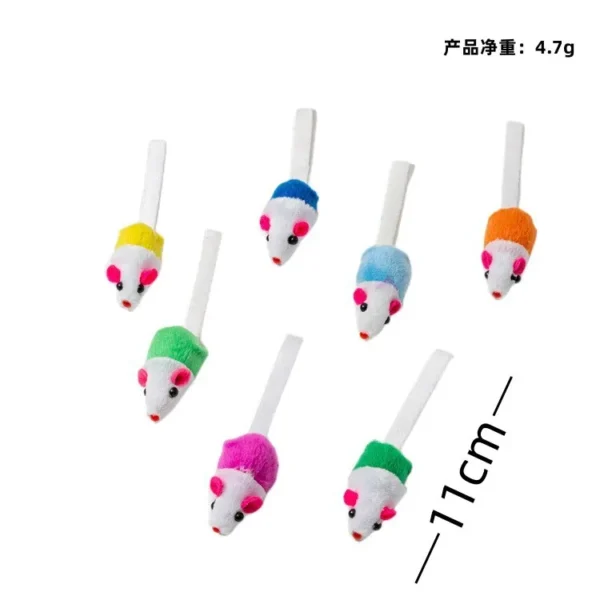 Interactive Catnip Cat Mouse Toys – 3 to 200 Pcs Set - Image 28