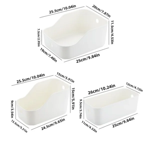 Cabinet Storage Box Storage Basket Kitchen Supplies Collection under Sink Debris Storage Box - Image 2