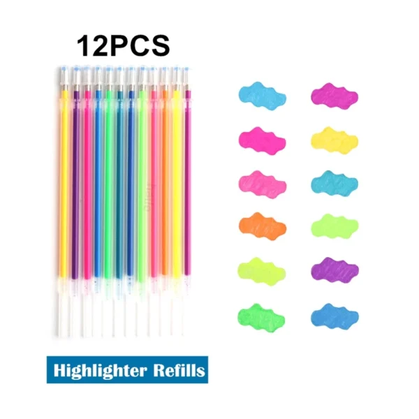 Vibrant Metallic Gel Pen Set – 12/24 Colors for Art & Journals - Image 7