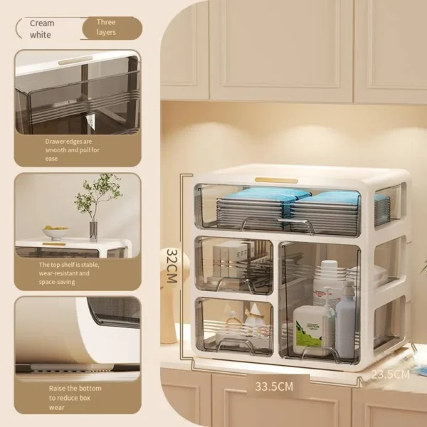 Large-Capacity Drawer Medicine Storage Box Organizer - Image 7