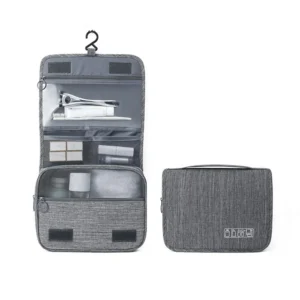 Large Capacity Waterproof Toiletry & Makeup Bag with Hook