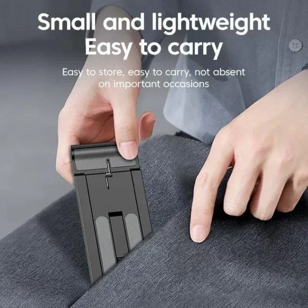 Foldable Mini Desktop Phone Stand – Portable & Lightweight - Image 3