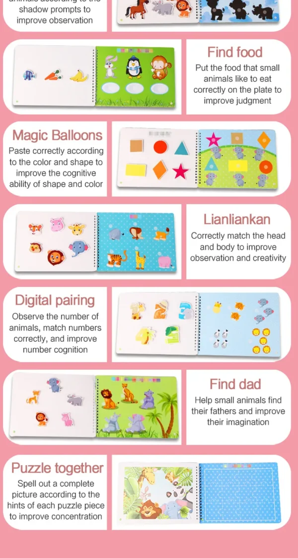 Montessori Baby Busy Book – Early Learning Toy for Toddlers - Image 50