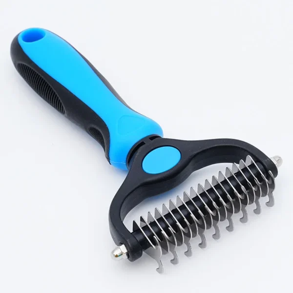 3-in-1 Pet Grooming Brush – Deshedding & Dematting Tool - Image 10
