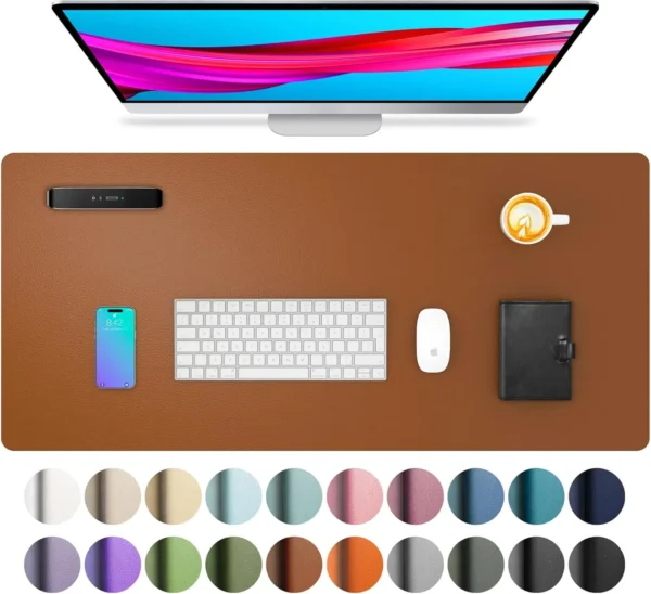YSAGi Large PU Leather Desk Mat – Waterproof Mouse Pad - Image 19
