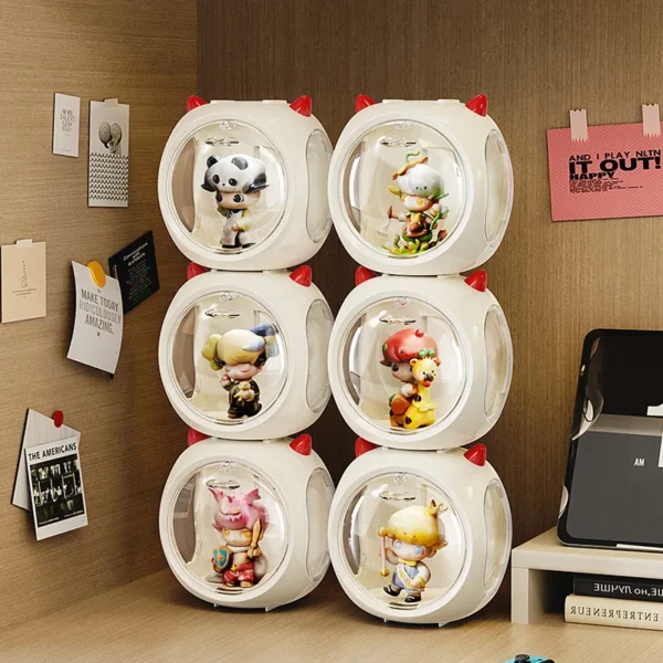 Stackable Transparent Display Case – Magnetic Closure - Image 4