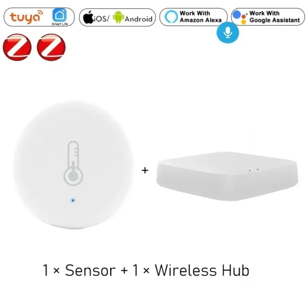 YIDI Tuya ZigBee Smart Temp & Humidity Sensor – Battery - Image 4
