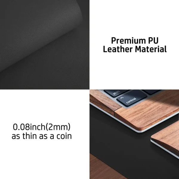 YSAGi Large PU Leather Desk Mat – Waterproof Mouse Pad - Image 5