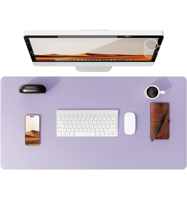 YSAGi Large Leather Desk Mat – Office & Laptop Protector - Image 13
