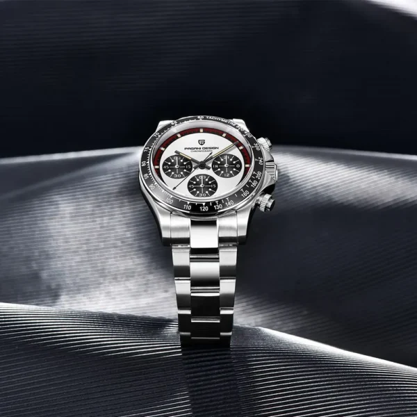 PAGANI DESIGN Men’s Quartz Chronograph Waterproof Watch - Image 5