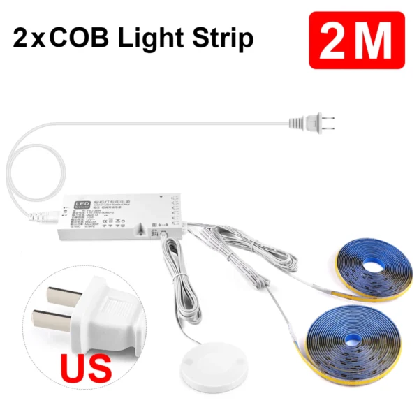 Rybakov COB LED Strip Touch Light 320 LEDs/m – Warm/Neutral - Image 24