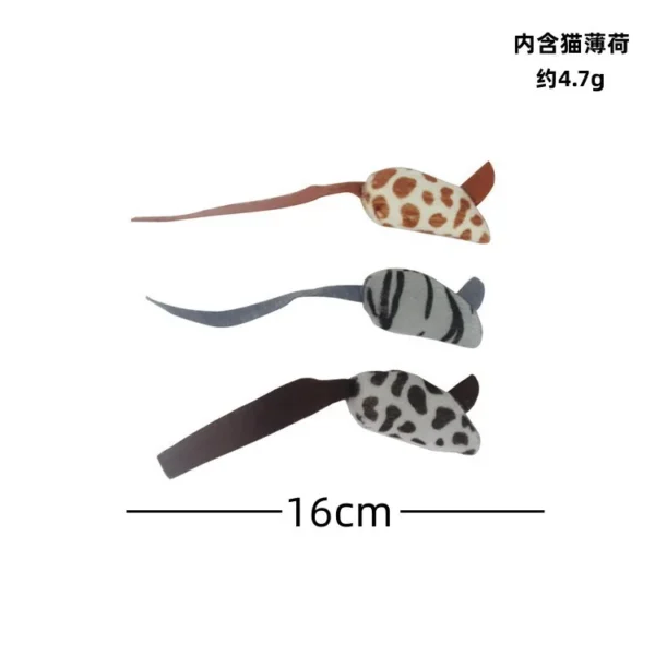 Interactive Catnip Cat Mouse Toys – 3 to 200 Pcs Set - Image 34