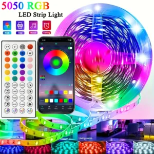 40M RGB LED Strip Lights with App & Remote Control