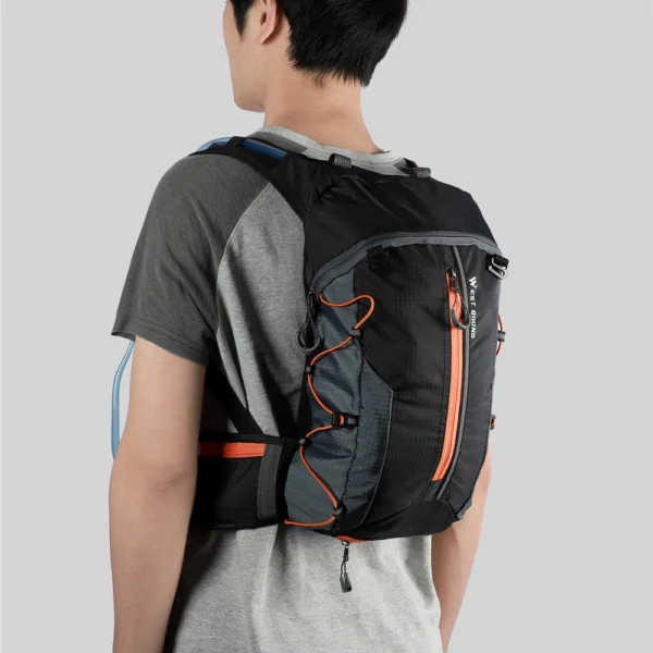 WEST BIKING 10L Waterproof Bike Backpack – Ultralight, Breathable Hydration Pack - Image 6