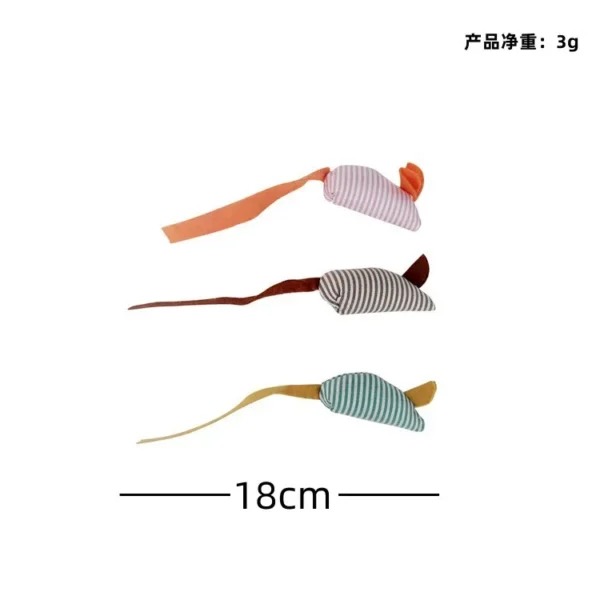 Interactive Catnip Cat Mouse Toys – 3 to 200 Pcs Set - Image 35