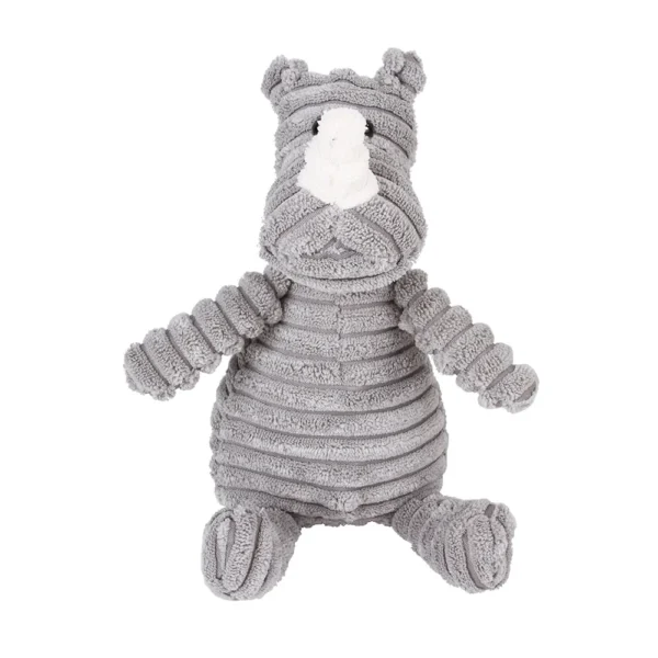 Corduroy Plush Dog Toy – Molar Training & Squeaky Fun - Image 39