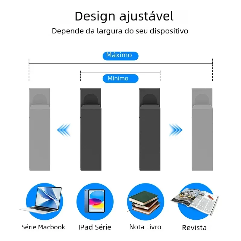 Aluminium Laptop Storage Stand with Charging Tray - Image 5
