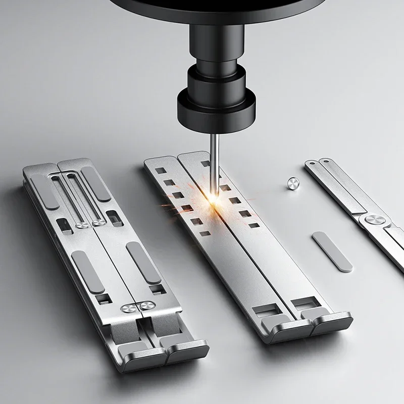 Adjustable Aluminum Laptop Stand – Portable & Non-Slip - Image 12