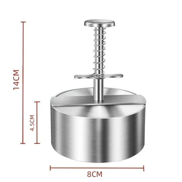 Stainless Steel Hamburger Patty Maker Press - Image 7