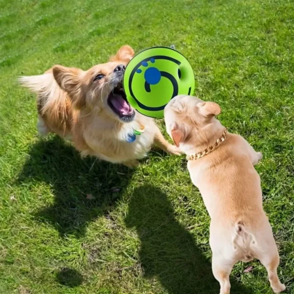 Interactive Dog Ball Toy – Wobble Wag Glow & Squeak - Image 5