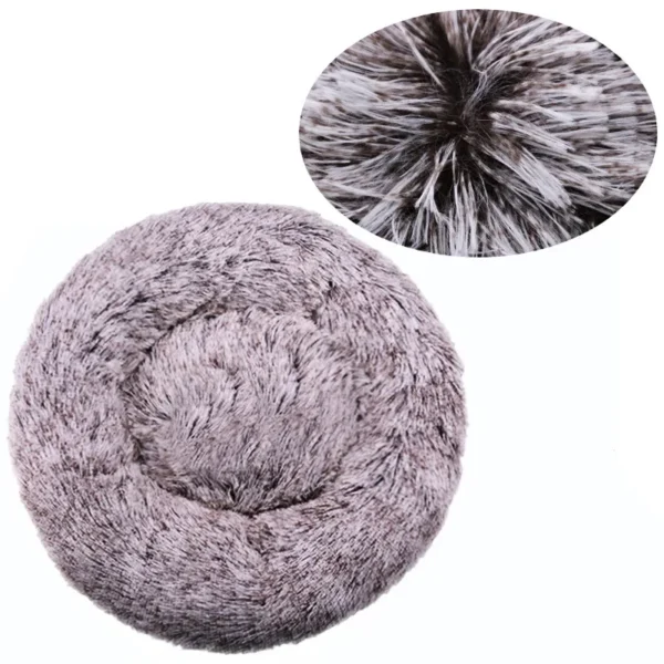 Super Soft Round Pet Bed for Dogs & Cats – 40–90cm Plush - Image 7