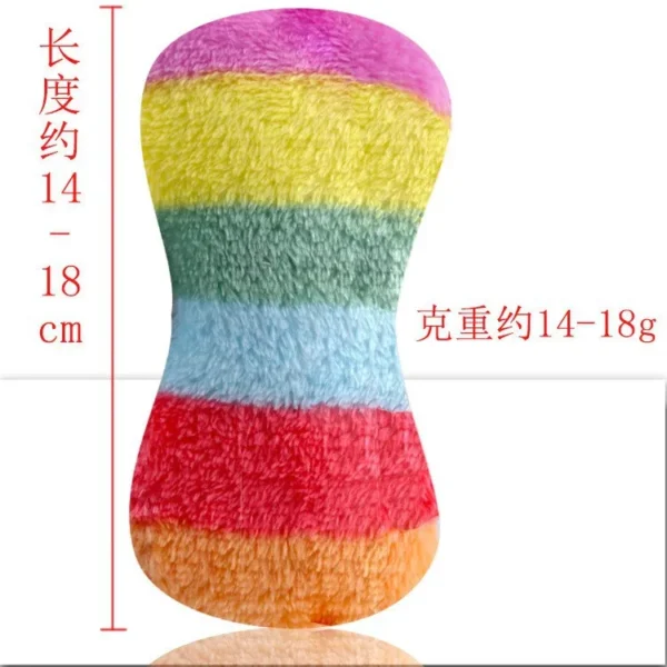Corduroy Plush Dog Toy – Molar Training & Squeaky Fun - Image 9