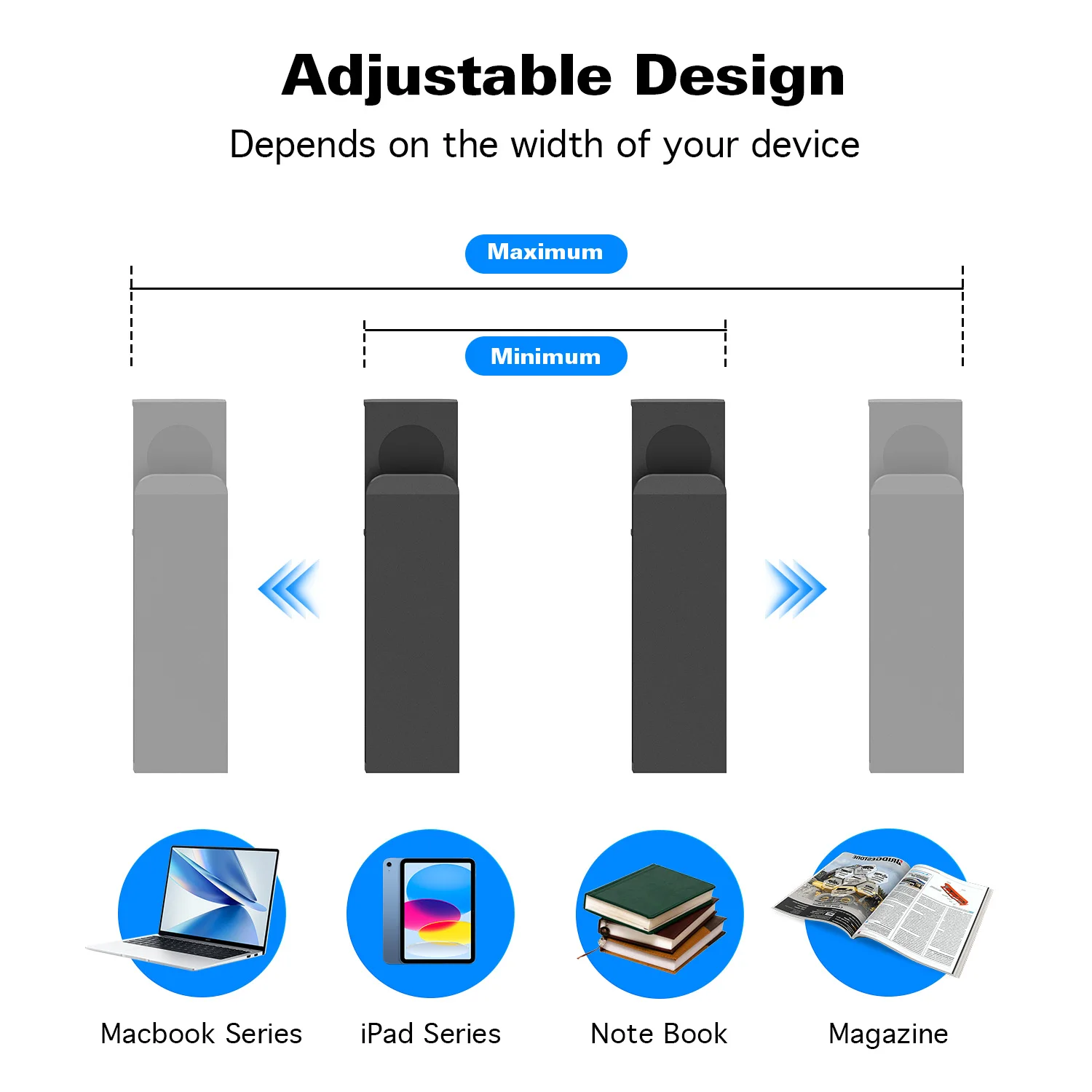 Aluminium Laptop Storage Stand with Charging Tray - Image 9