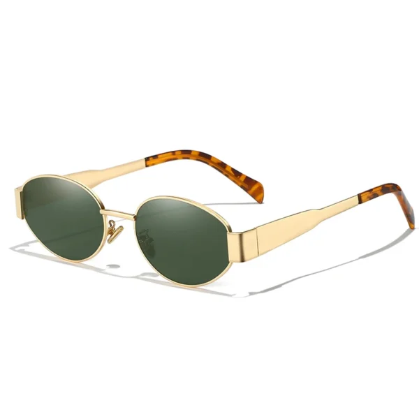 Blanche Michelle Oval UV400 Sunglasses for Women & Men - Image 2