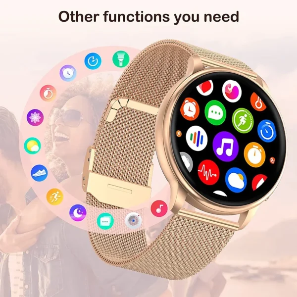 MEVADEN Y22 Bluetooth Smartwatch with Call & Fitness Tracker - Image 3