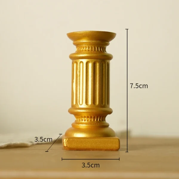 Roman Pillar Greek Column Pedestal Candle Stand - Image 12