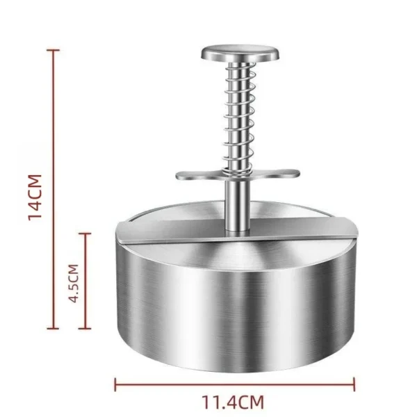 Stainless Steel Hamburger Patty Maker Press - Image 11