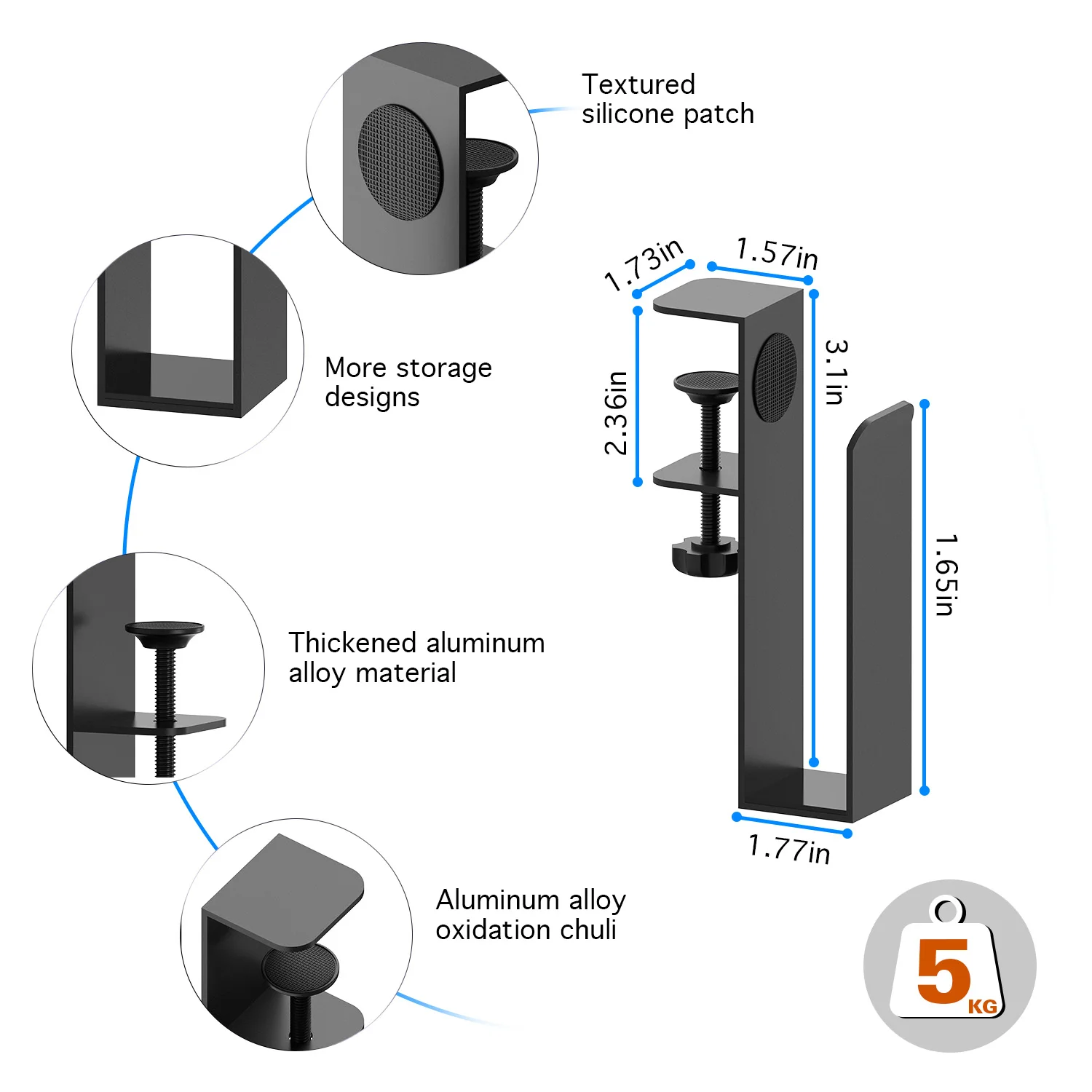 Aluminium Laptop Storage Stand with Charging Tray - Image 14