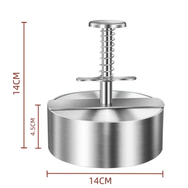 Stainless Steel Hamburger Patty Maker Press - Image 10