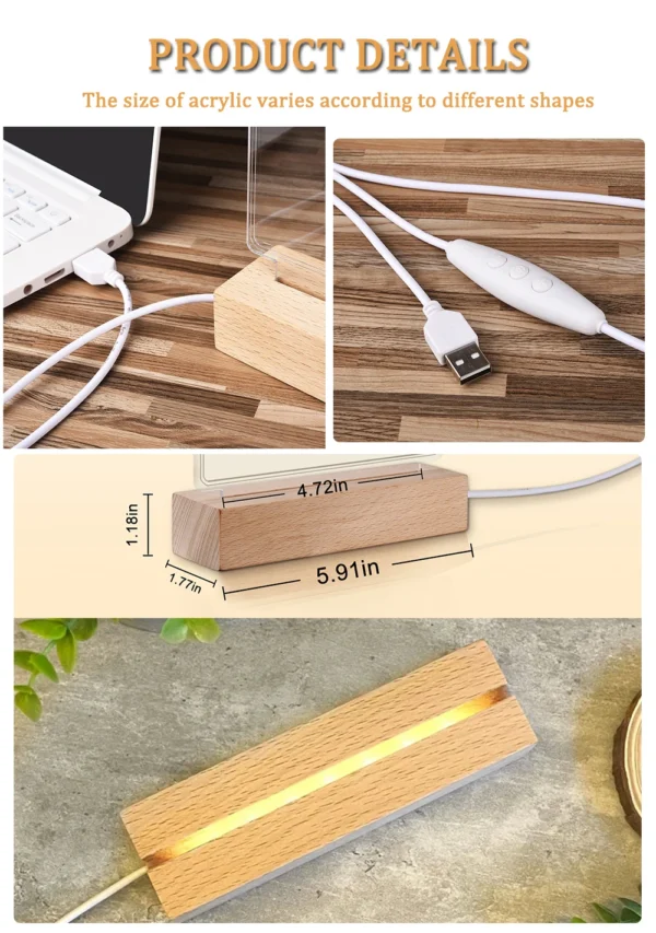 Personalised 3D Instagram Style Photo LED Lamp - Image 15