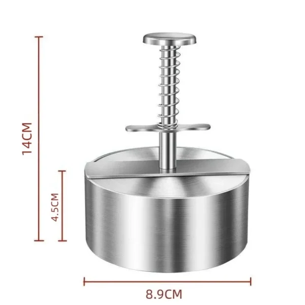 Stainless Steel Hamburger Patty Maker Press - Image 9