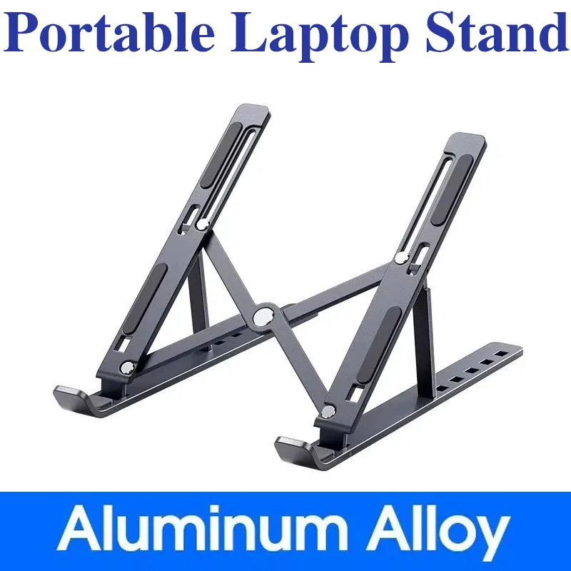 Adjustable Foldable Laptop & Tablet Stand with Heat Sink - Image 5