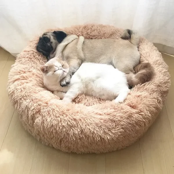 Super Soft Round Pet Bed for Dogs & Cats – 40–90cm Plush - Image 29