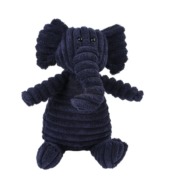 Corduroy Plush Dog Toy – Molar Training & Squeaky Fun - Image 6