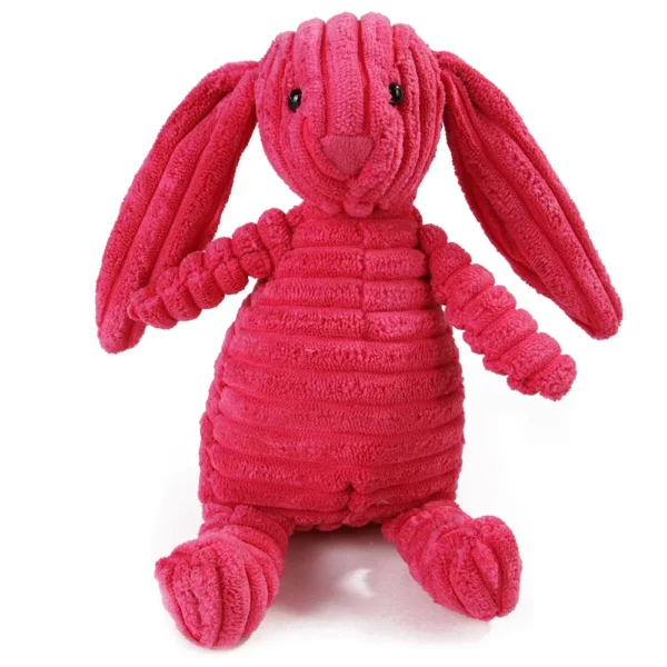 Corduroy Plush Dog Toy – Molar Training & Squeaky Fun - Image 3