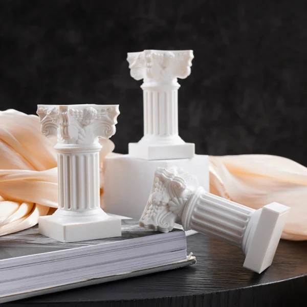 Roman Pillar Greek Column Pedestal Candle Stand
