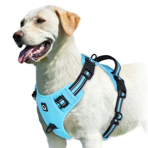 No Pull Dog Harness – Adjustable Soft Padded Pet Vest - Image 12