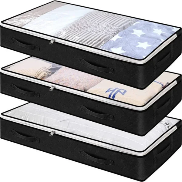 Foldable Non-Woven Underbed Quilt Storage Bag - Image 6