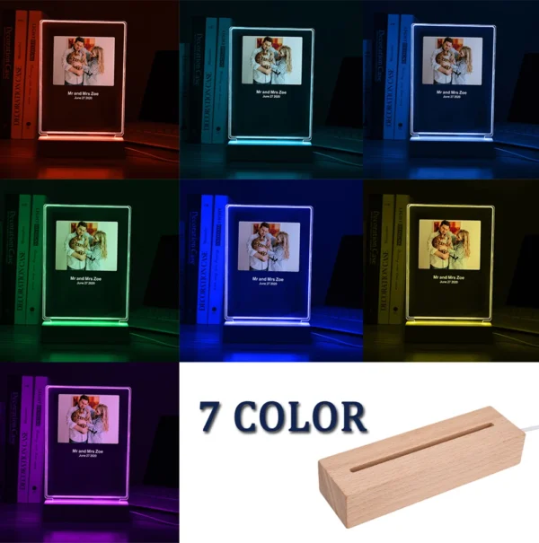 Personalised 3D Instagram Style Photo LED Lamp - Image 14