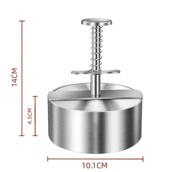 Stainless Steel Hamburger Patty Maker Press - Image 8