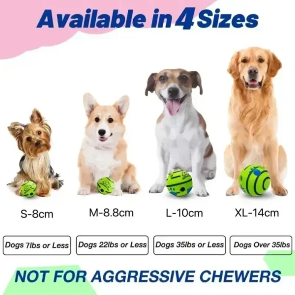 Interactive Dog Ball Toy – Wobble Wag Glow & Squeak - Image 18