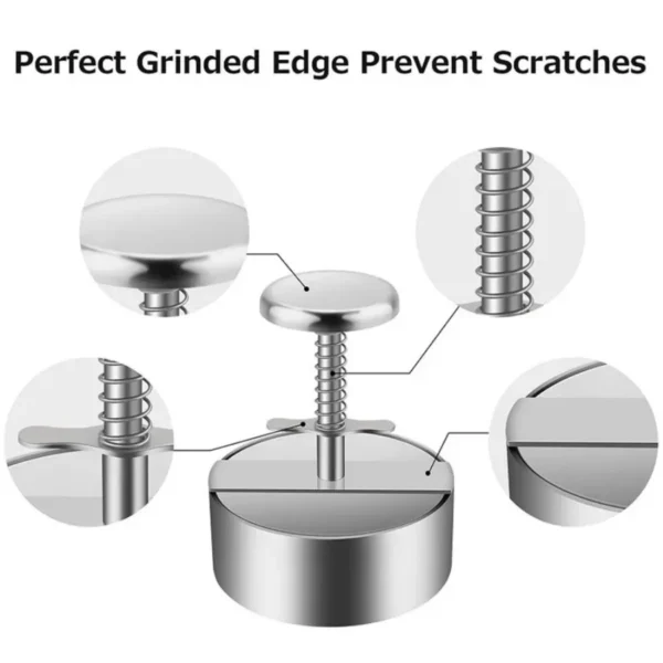 Stainless Steel Hamburger Patty Maker Press - Image 5