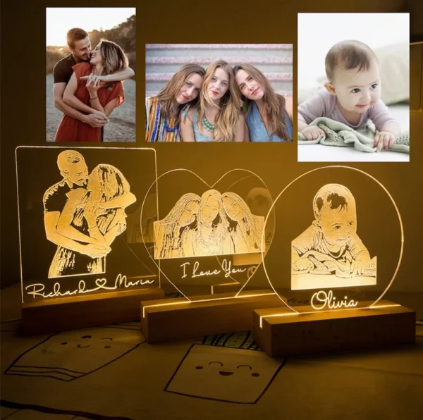 Personalised 3D Instagram Style Photo LED Lamp - Image 19